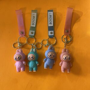 Labubu-style Created Creature Keychain, Bunny Ears Monster Style